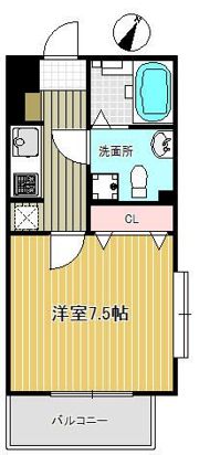 カレッジハウス16の間取り画像