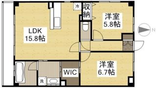 エムズサンシャイン 福富の間取り画像
