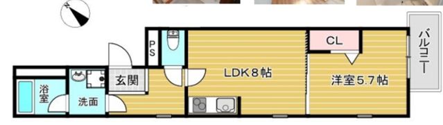 アールグレイコート上新庄の間取り画像