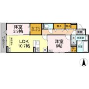 D-room東深津の間取り画像