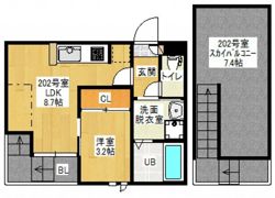 Grandtic JM 富田の間取り画像