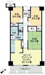 サーパス古三津の間取り画像
