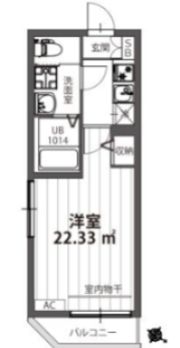 アローサル目黒の間取り画像