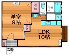 二見町グリーンハウスA棟の間取り画像