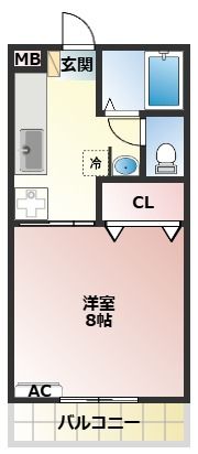 フォレストハイツの間取り画像