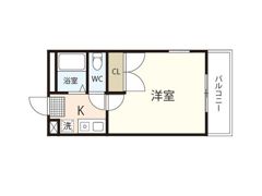 レオパレス城南田村の間取り画像