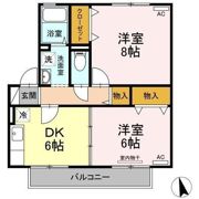 ハイムカサペルテB棟の間取り画像