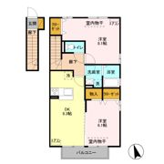 ロザージュの間取り画像