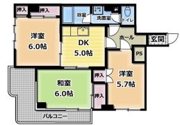 リヴ竹ノ塚の間取り画像