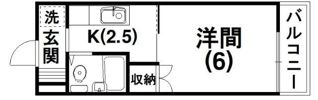 コーポ福元の間取り画像