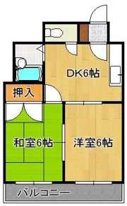 ヴィレッジ皆好園の間取り画像