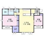 緑壱番館Katumiの間取り画像
