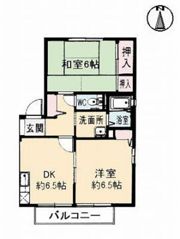 グレースタウン B棟の間取り画像