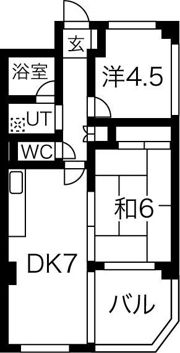 第2シャトー中尾の間取り画像