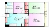 牛田翠苑の間取り画像
