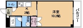 エリーフラッツ京町の間取り画像