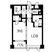 グランビュー晩翠通の間取り画像