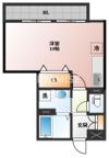 ベイサージュ富の原B棟の間取り画像