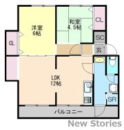 清和マンションの間取り画像