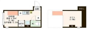 仮称）板橋区東新町2丁目アパートBの間取り画像