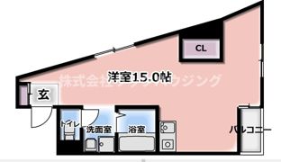 幸福ハイツの間取り画像