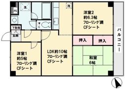 ベレーサ東府中の間取り画像