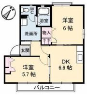 WINDSOR C棟の間取り画像