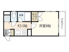 GRADO鶴見の間取り画像