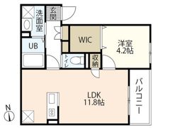 REGALE福富西の間取り画像
