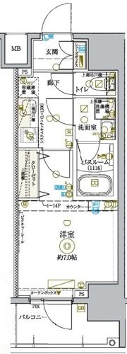 KDXレジデンス池袋ウエストの間取り画像