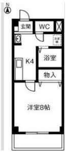 ブローニュ神山の間取り画像