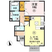 クレシア高木北の間取り画像