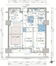 プラウドタワー芝浦の間取り画像