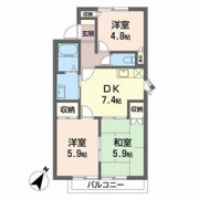 ファミーユ早稲田の間取り画像