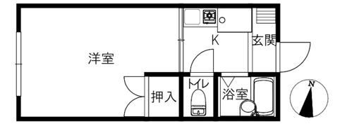 シティ桜の間取り画像