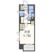 パークアクシス大阪新町の間取り画像