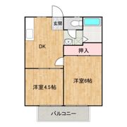 あけぼのセントラルコーポBの間取り画像