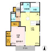ムーンライト Aの間取り画像