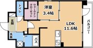 R-ⅢCourtの間取り画像