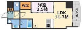 セレニテ堺筋本町リアンの間取り画像