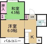 エクセル春岡の間取り画像