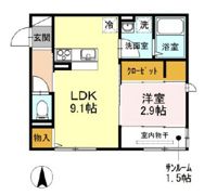Sunrise岡山駅前の間取り画像