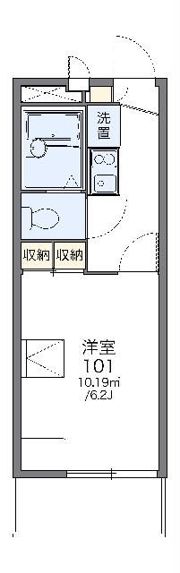 レオパレスHANAWAの間取り画像
