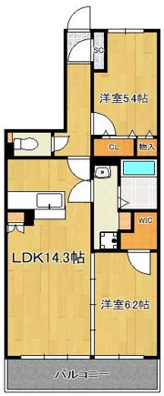 エルデ幸神の間取り画像