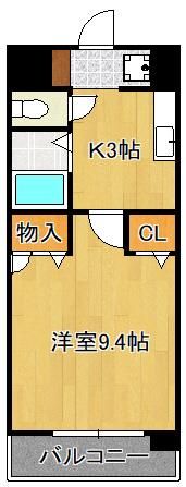 一刻館Iの間取り画像
