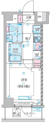 GENOVIA堀切菖蒲園の間取り画像