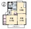 ティファニーBの間取り画像
