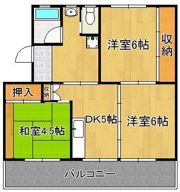 ビレッジハウス白野江5号棟の間取り画像