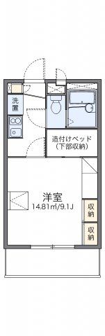 レオパレス多田Ⅰの間取り画像