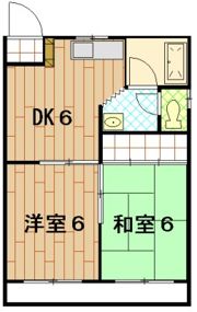 コーポサウス（磐田）の間取り画像